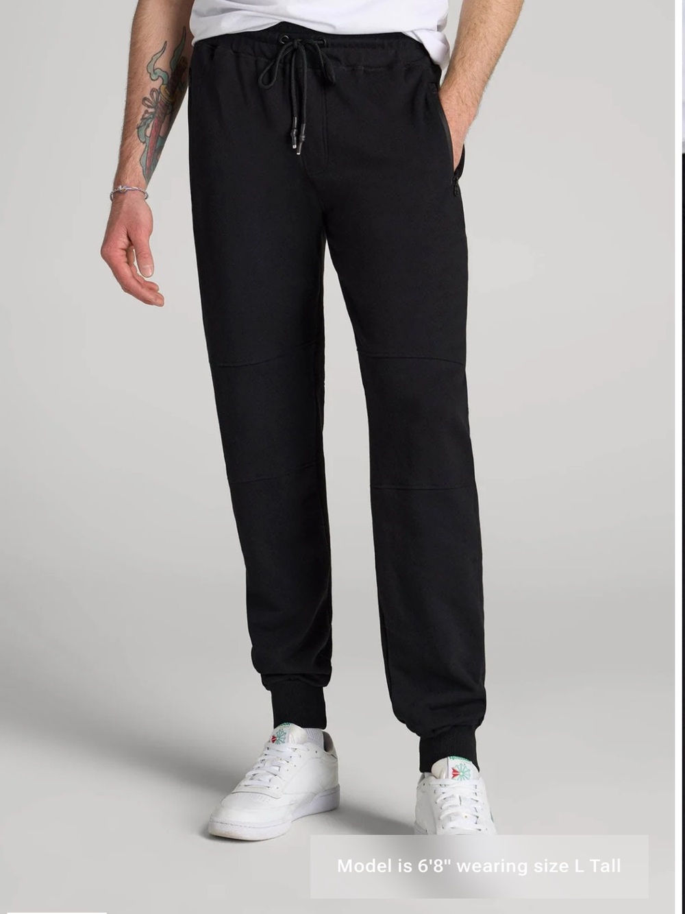 American tall joggers Wearever French Terry Joggers for Tall men medium